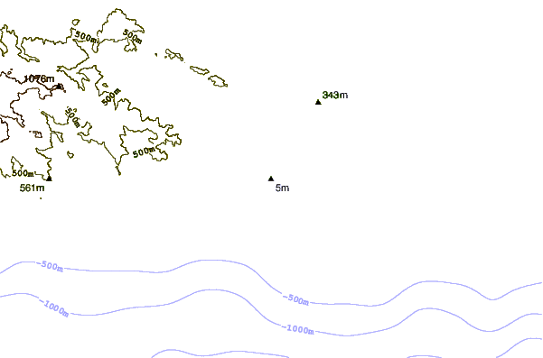 Littoral autour Playa Guanico