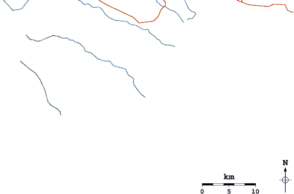 Routes et rivières à proximité Playa Guanico