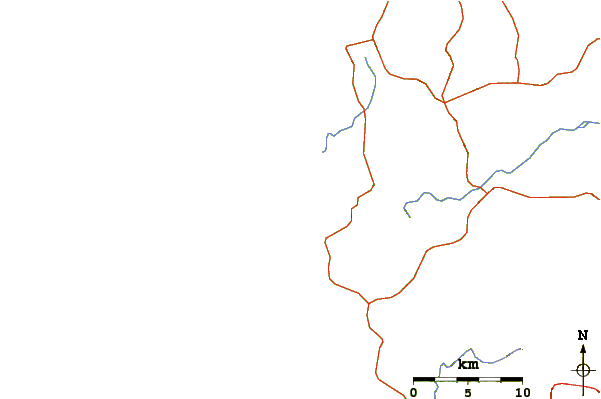 Routes et rivières à proximité Playa Langosta