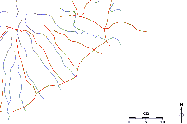 Routes et rivières à proximité Playa Teta