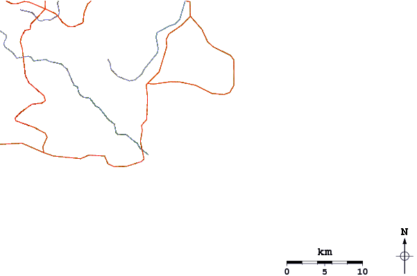 Routes et rivières à proximité Playa Venao
