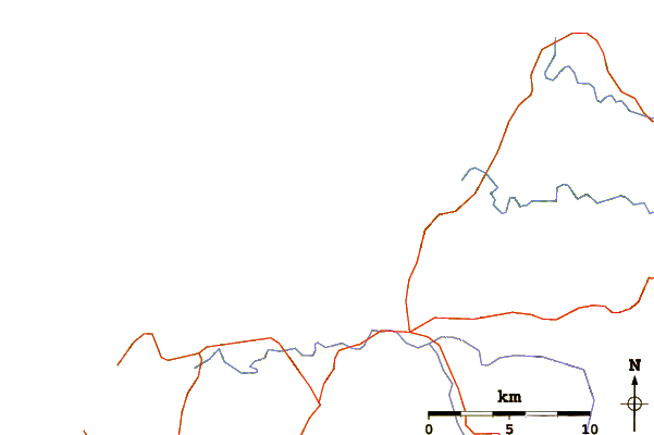 Routes et rivières à proximité Playa de Soesto