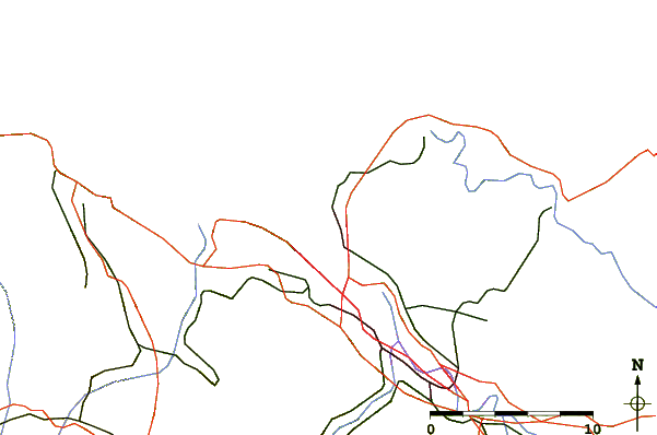 Routes et rivières à proximité Playa de Arrigunaga