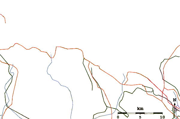 Routes et rivières à proximité Playa de Brazomar
