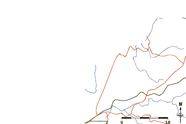 Routes et rivières à proximité Playa de Campelo