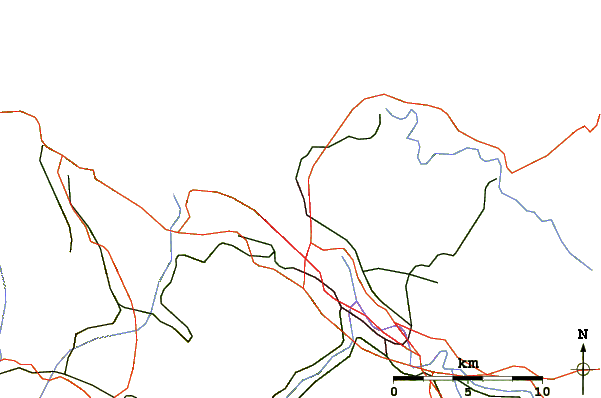 Routes et rivières à proximité Playa de Ereaga