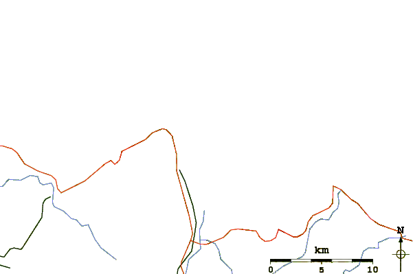 Routes et rivières à proximité Playa de Laga