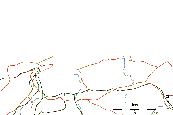 Routes et rivières à proximité Playa de Langre