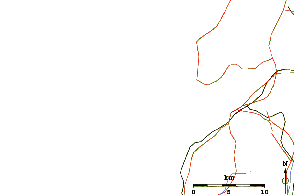 Routes et rivières à proximité Playa de Melide