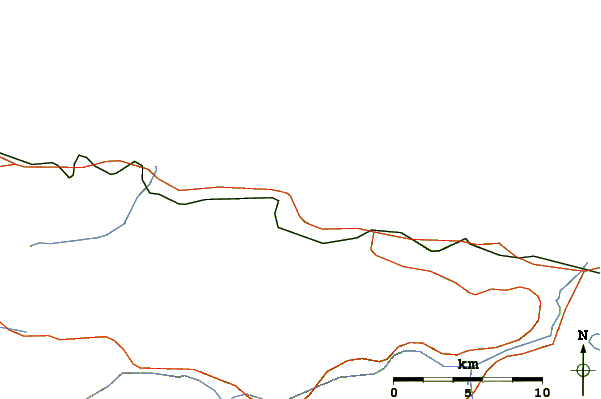 Routes et rivières à proximité Playa de Palombina