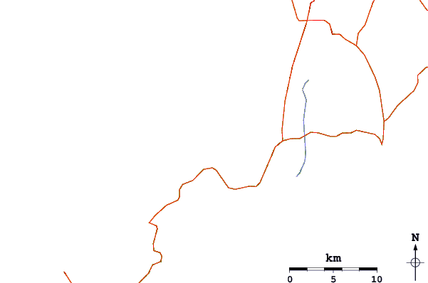 Routes et rivières à proximité Playa de Pared