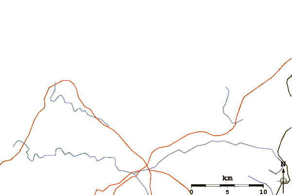 Routes et rivières à proximité Playa de Razo