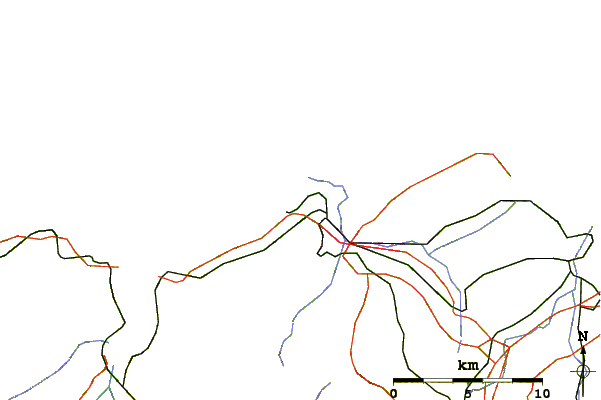 Routes et rivières à proximité Playa de Salinas