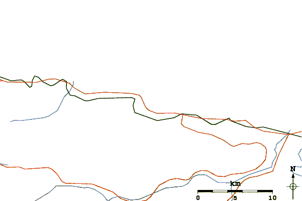 Routes et rivières à proximité Playa de San Martin