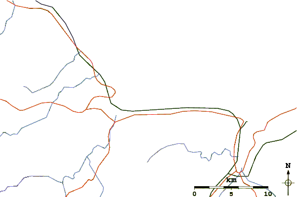 Routes et rivières à proximité Playa de San Miguel de Reinante