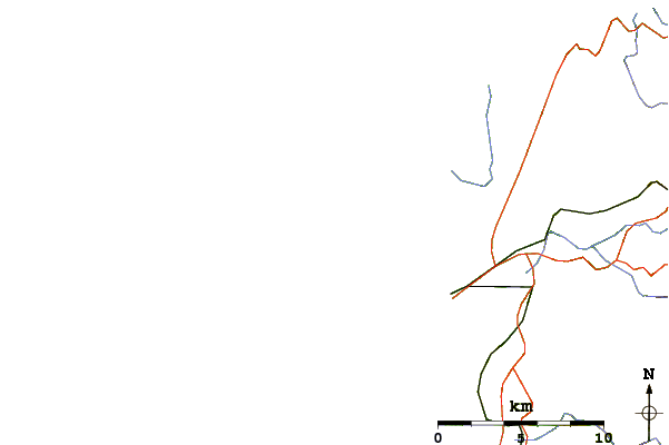 Routes et rivières à proximité Playa de San Xurxo