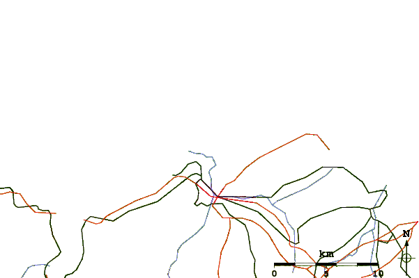 Routes et rivières à proximité Playa de Xago