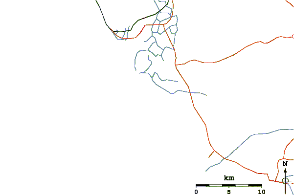 Routes et rivières à proximité Playa de la Barrosa