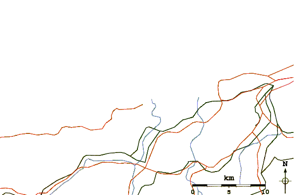 Routes et rivières à proximité Playa de la Concha