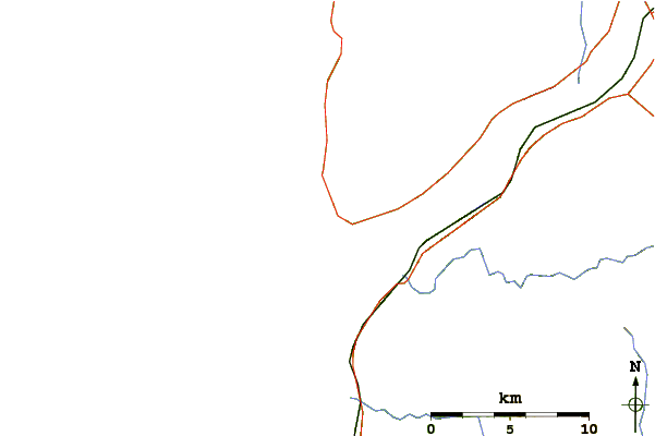 Routes et rivières à proximité Playa do Carreiro