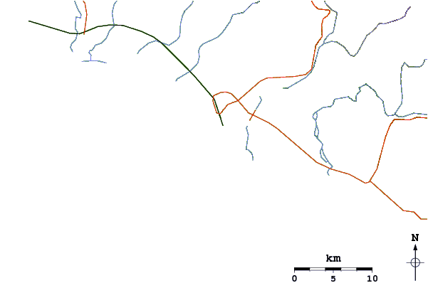 Routes et rivières à proximité Playita