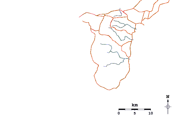Routes et rivières à proximité Point Perfection