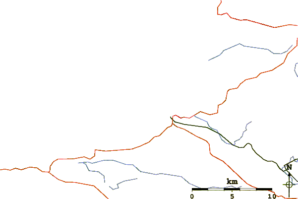 Routes et rivières à proximité Pointe de Leyde