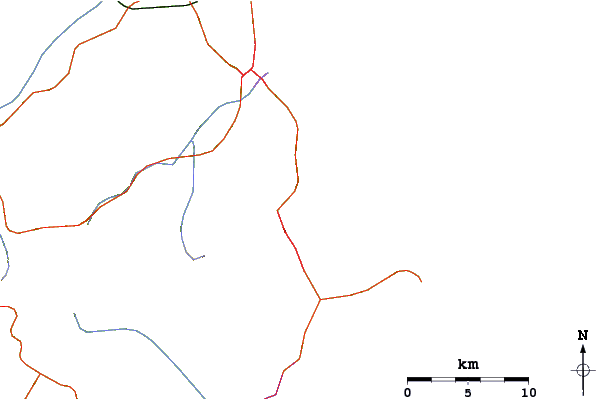 Routes et rivières à proximité Ponta do Silencio