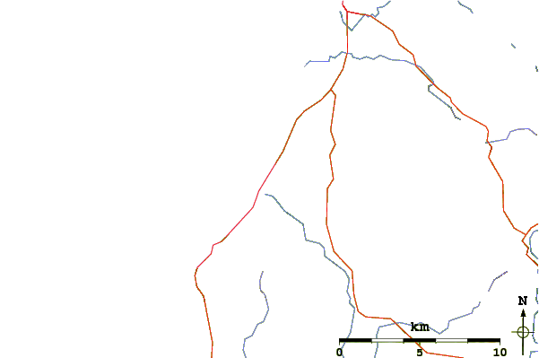 Routes et rivières à proximité Pontllyfni