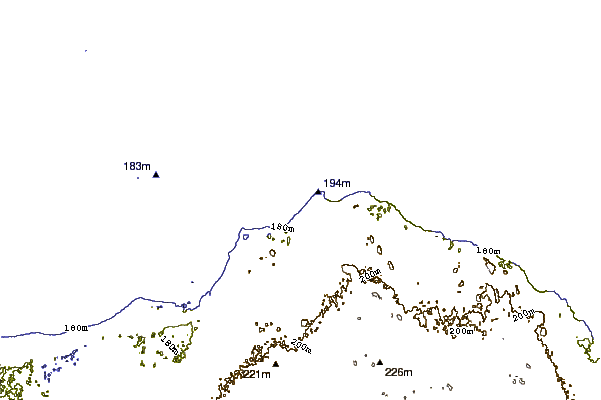 Littoral autour Port Austin
