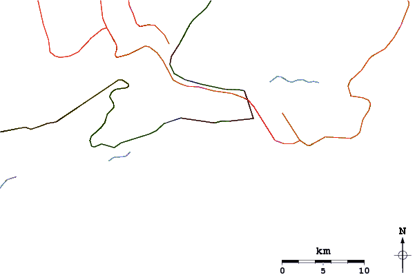Routes et rivières à proximité Porta do Sol