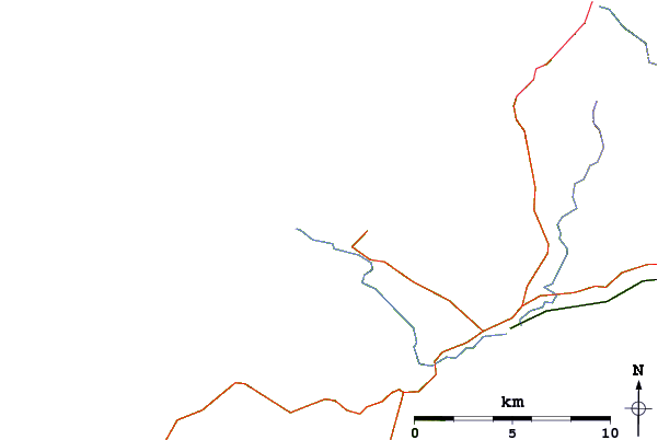 Routes et rivières à proximité Porth Dinllaen