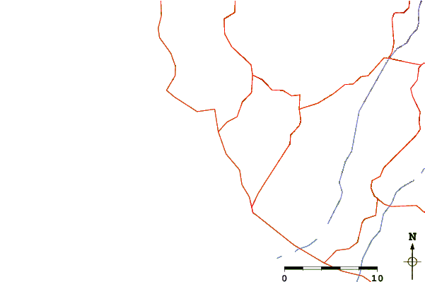 Routes et rivières à proximité Potima Point