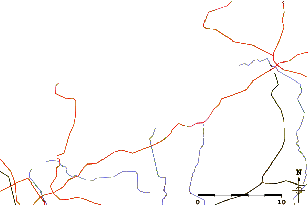 Routes et rivières à proximité Poul Rodou