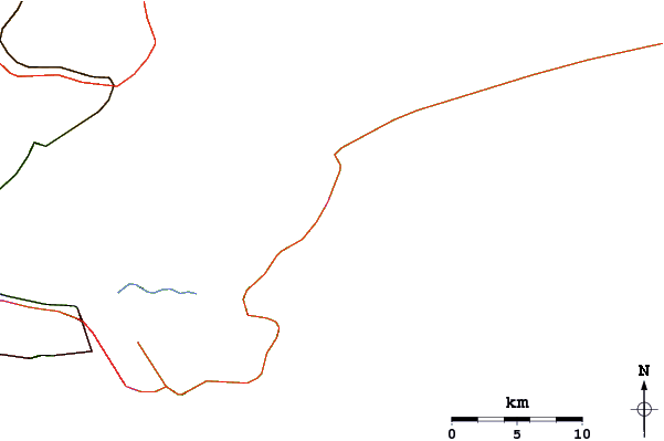 Routes et rivières à proximité Praia Preta