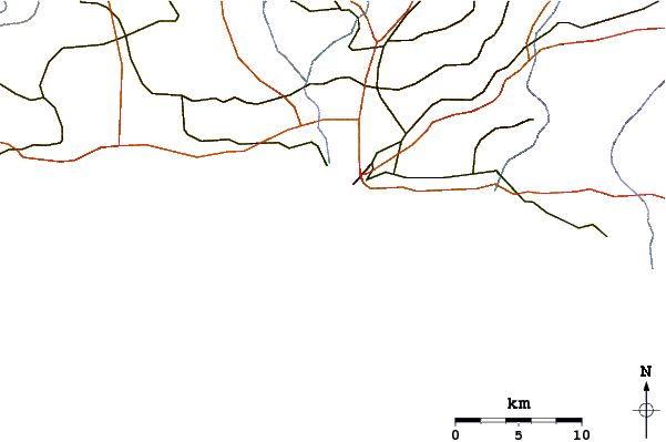 Routes et rivières à proximité Presidente