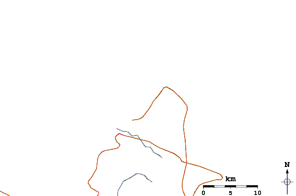Routes et rivières à proximité Puerto Cruz