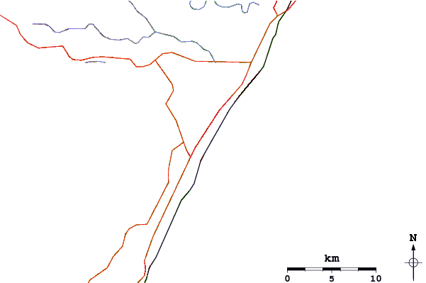 Routes et rivières à proximité Pulpit