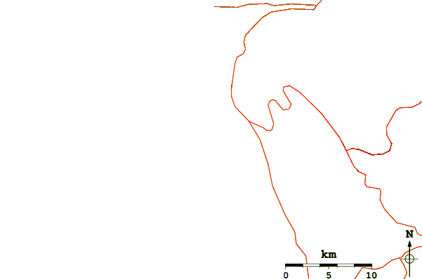 Routes et rivières à proximité Punta Blanca - k16