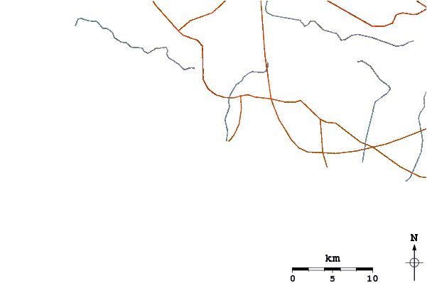 Routes et rivières à proximité Punta Maldonado