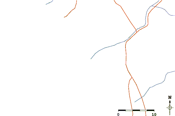 Routes et rivières à proximité Punta Rosarito
