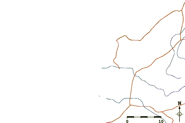 Routes et rivières à proximité Punta Canoas