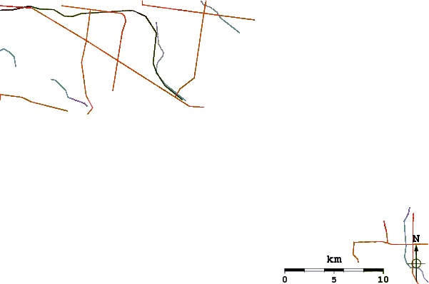 Routes et rivières à proximité Quarantine