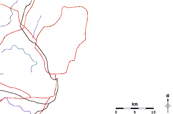 Routes et rivières à proximité Queensie Bombie