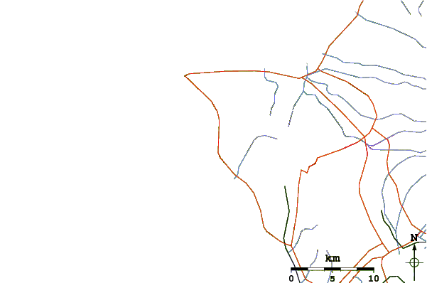 Routes et rivières à proximité Ranches