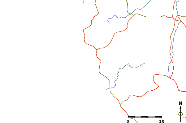 Routes et rivières à proximité Raps