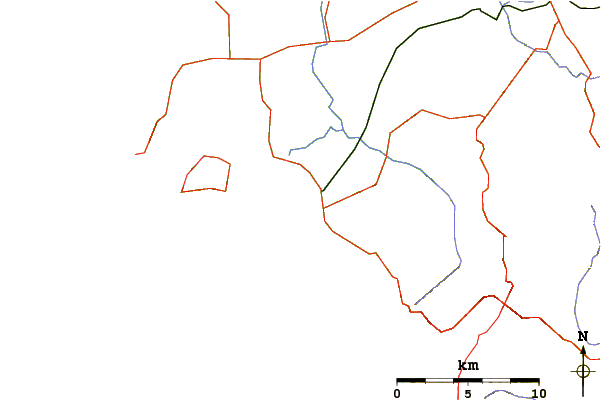 Routes et rivières à proximité Reef la Maddalenetta