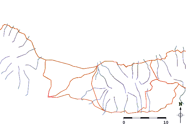 Routes et rivières à proximité San Miguel - Ribeira Grande