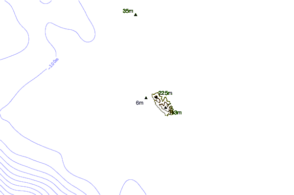Littoral autour Shipwreck