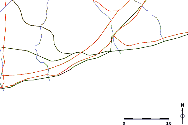 Routes et rivières à proximité Roc San Cayetano